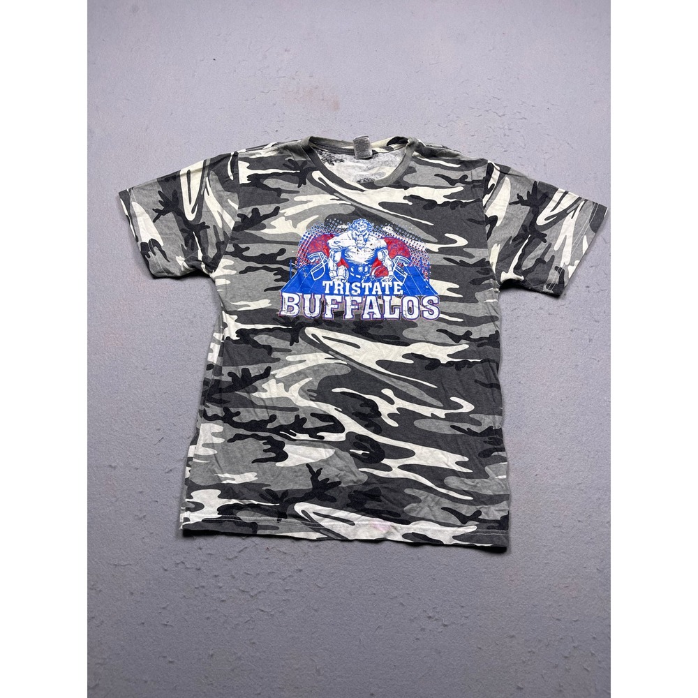 Code‎ V T-Shirt 100% Cotton Camo Grey Medium Mens